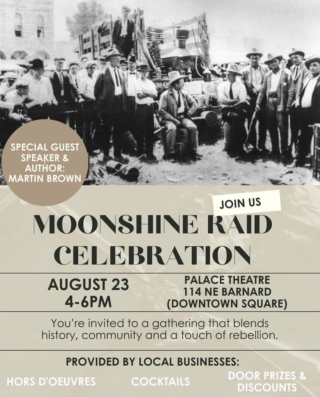 Moonshine Raid Celebration